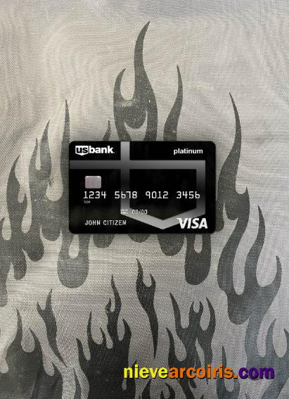 USA U.S. Bank visa card platinum photolook